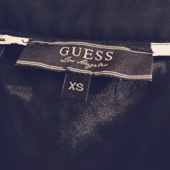 Chiffon Maxi with Slit by Guess  Size: Xs - Picture 4 of 4